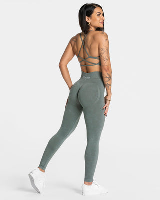 Acid Covert Scrunch Leggings „Basil“