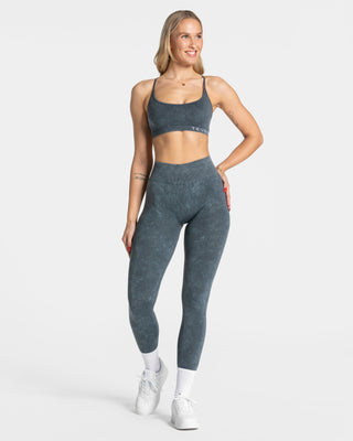 Acid Covert Scrunch Leggings „Marineblau“