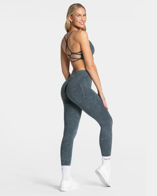 Acid Covert Scrunch Leggings „Marineblau“