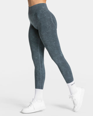 Acid Covert Scrunch Leggings „Marineblau“