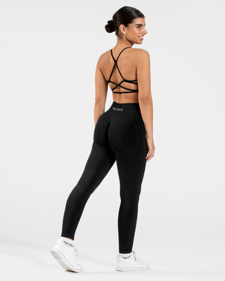 Pure Covert Scrunch Leggings "Schwarz"
