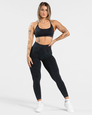 Acid Covert Scrunch Leggings "Schwarz"