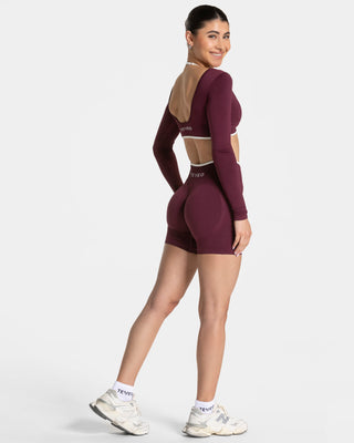 Ignite Sculpt Scrunch Short "Pflaume"