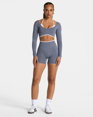 Ignite Sculpt Scrunch Short "Eisgrau"