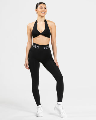 Signature Covert Scrunch Leggings "Schwarz"