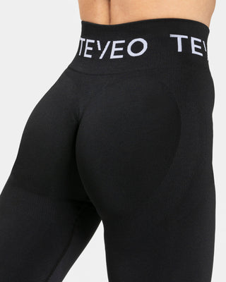 Signature Covert Scrunch Leggings "Schwarz"