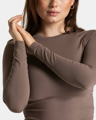 Timeless Pro Langarmshirt „Mokka“