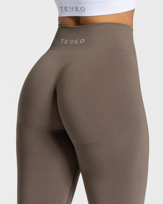 Edle Leggings „Taupe“