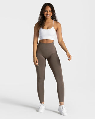Edle Leggings „Taupe“
