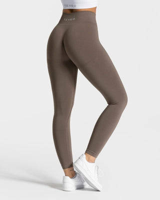 Edle Leggings „Taupe“