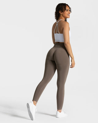 Edle Leggings „Taupe“