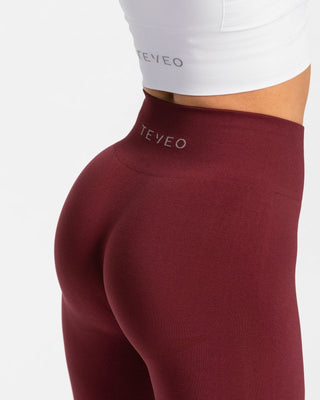 Edle Leggings "Weinrot"