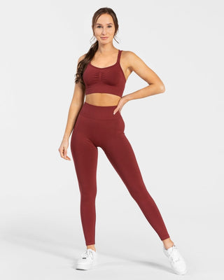 Timeless Scrunch BH "Weinrot"