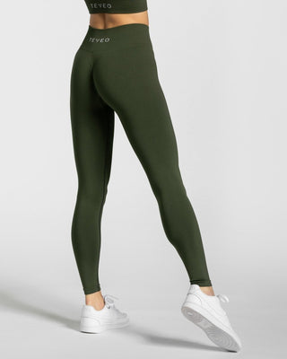 Zeitlose Scrunch Leggings „Khaki“