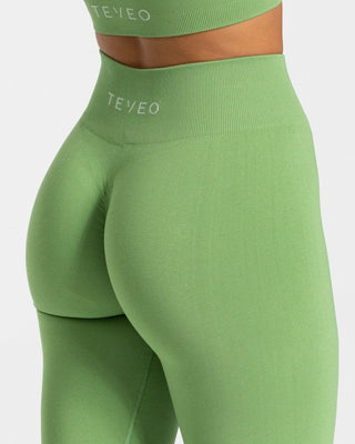 Zeitlose Scrunch Leggings „Olive“