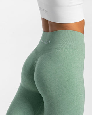 Zeitlose Scrunch Leggings „Salbei“