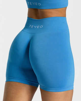 Timeless Scrunch Short "Sommerblau"
